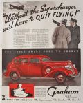 1936 Graham Supercharger Car Ad