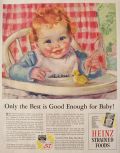 1936 Heinz Baby Food Ad ~ Maud Fangel