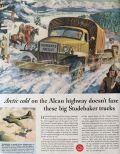 1943 Studebaker Military Truck Ad ~ Alcan Highway