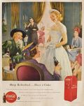 1949 Coca Cola Coke Ad ~ Wedding Dress