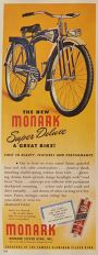 1947 Vintage Monark Bicycle Ad ~ A Great Bike!