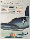 1943 Vega Ventura Aircraft Ad ~ PV-1 Bomber