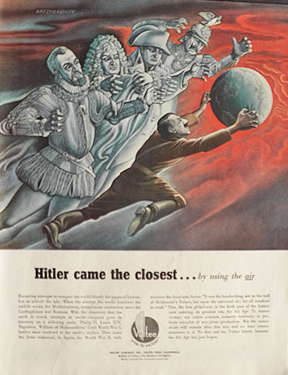 1943 Vultee Aircraft Art ~ Boris Artzybasheff Art