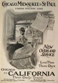 1903 Chicago Milwaukee St. Paul Railroad Ad ~ Confessions of a Wife