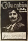 1910 Columbia Records Ad ~ Giuseppe Campanari