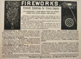 1888 Masten & Wells Fireworks Ad