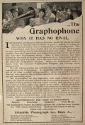 1899 Columbia Phonograph Graphophone Ad