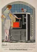 1921 American Radiator Ad ~ Coles Phillips