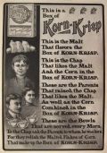 1903 Korn Krisp Malted Cereal Ad