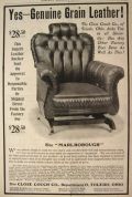 1903 Close Couch Co., Toledo, OH Leather Chair Ad