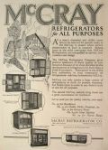 1921 McCray Refrigerator Ad ~ For All Purposes