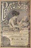1885 Pears Soap Ad ~ Actress Mary Anderson