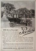 1908 Peerless 7 Passenger Motor Car Automobile Ad