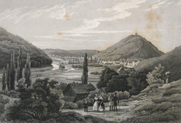 Stadt & Badeort Lauterberg Germany ~ Antique Print
