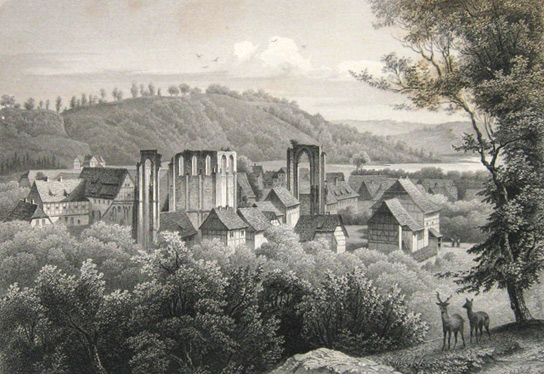 Walkenried in Harz Germany ~ Antique Print