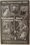 1901 Waterman's Fountain Pen Ad ~ For Everyone Except the Baby