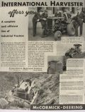 1934 McCormick Deering Tractor Ad