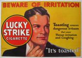 1931 Lucky Strike Ad ~ Beware of Irritation