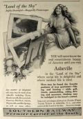 1914 Southern Railway Ad ~ Asheville, NC