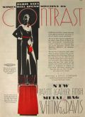 1931 Whiting & Davis Handbag Ad ~ Patent Leather & Metal