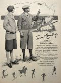 1928 Leather Aviator's Windbreaker Jacket Ad