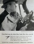 1959 Chrysler "Forward Look" Ad ~ Man With Lookalike Bulldog