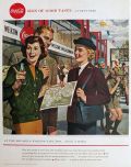 1958 Coca Cola Coke Ad ~ Brussels World's Fair