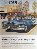1959 Edsel Ad ~ Makes History