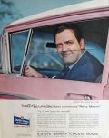 1958 E-Z-Eye Safety Glass Ad ~ Raymond Burr, Perry Mason