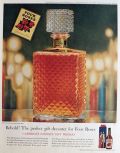 1958 Four Roses Whiskey Ad ~ Gift Decanter