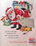 1955 Jello Ad ~ Jello For Santa