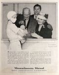 1958 Mass Mutual Insurance Ad ~ Norman Rockwell ~ Birth of Baby