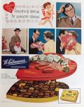 1958 Whitman's Chocolates Ad ~ Valentines Day