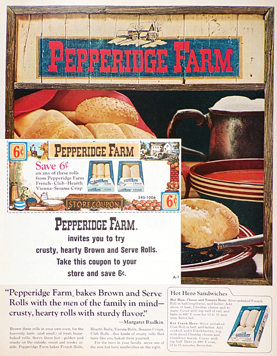 1966 Vintage Pepperiedge Farm Ad ~ Retro Coupon