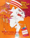 1968 Winston Cigarettes Ad ~ Bob Peak Art