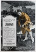1917 Burson Hosiery Ad ~ Lady Fisherman