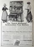 1917 "Dutch Kitchenet" Kitchen Cabinet Ad