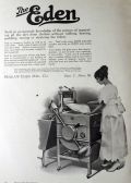 1917 Antique Eden Washing Machine Ad