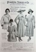 1917 Franklin Simon Ad ~ Women's Smocks & Middy Blouses