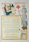 1917 Johnson & Johnson Health Aids Ad