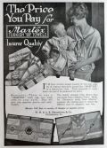 1917 Martex Towels Ad ~ Insures Quality