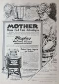 1917 Maytag Electric Washer Ad ~ Mother Never Had Your Advantages