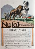 1917 Nujol Mineral Oil Ad ~ For Constipation