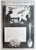 1917 Rogers Bros Silverware Ad ~ Heraldic Pattern
