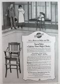1917 Northwestern Antique High Chair Ad ~ A Boon to Baby & Me