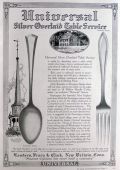 1917 Universal Silver Ad ~ Farmington & Saybrook Patterns
