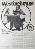 1917 Westinghouse Sew-Motor Sewing Machine Ad