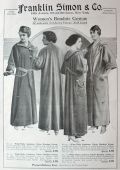 1916 Franklin Simon Ad ~ Women's Corduroy Velvet Robes