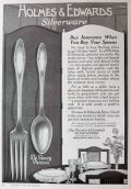 1916 Holmes & Edwards Silverware Ad ~ De Sancy Pattern