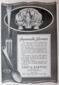 1916 Reed & Barton Silverware Ad ~ Heppelwhite Patern